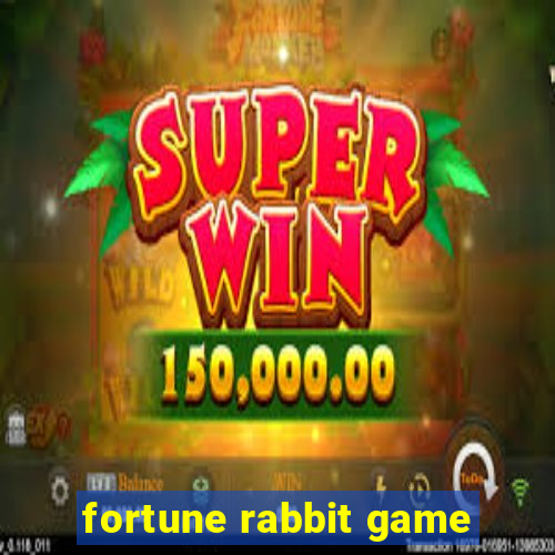 fortune rabbit game